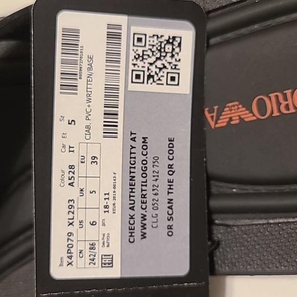 Emporio Armani men Sandals - Picture 5 of 7